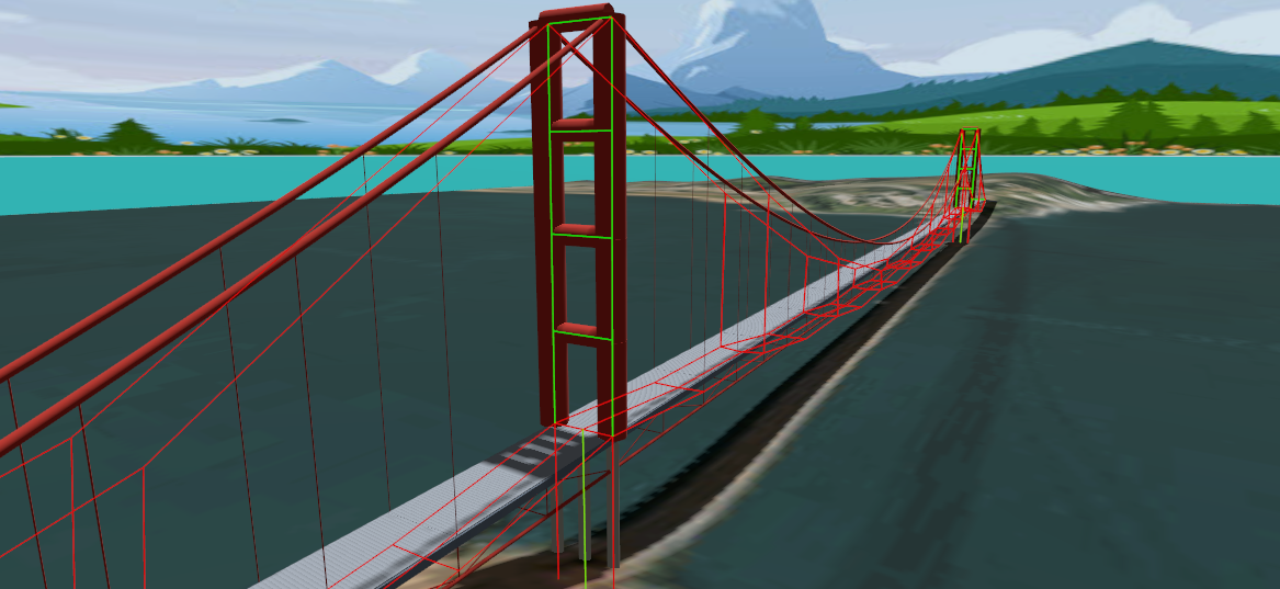Wind analysis of a bridge in Aladdin